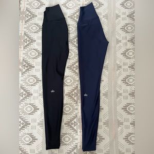 2 FOR 1 - Alo Yoga leggings / Black & Navy / Size XS